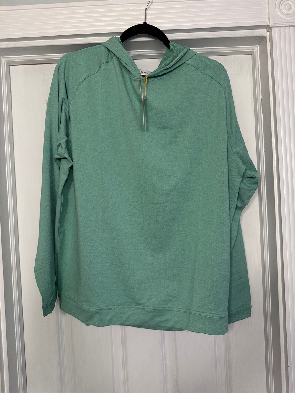 Peter Millar lightweight Men’s Hooded Sweatshirt in Fresh Mint Large